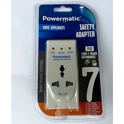 Powermatic Safety Surge Protector (p6ce) For Electronics